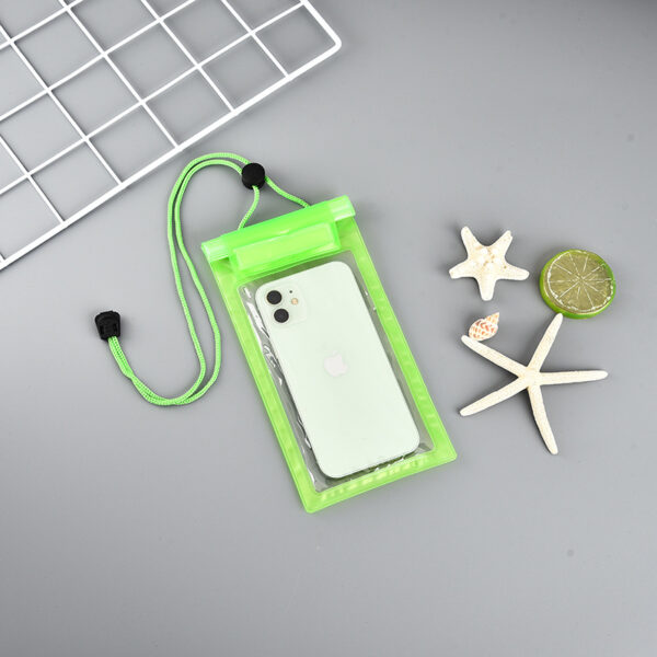 Clear PVC Cell Phone Pouch with Lanyard