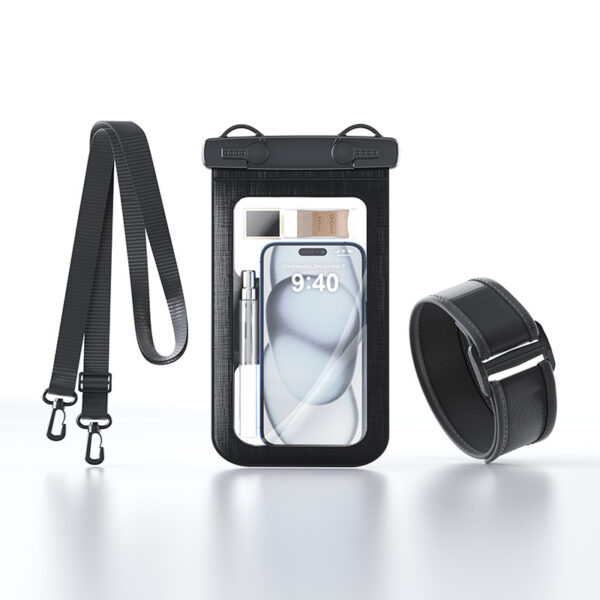 Cell Phone Pouch with Lanyard and Armband