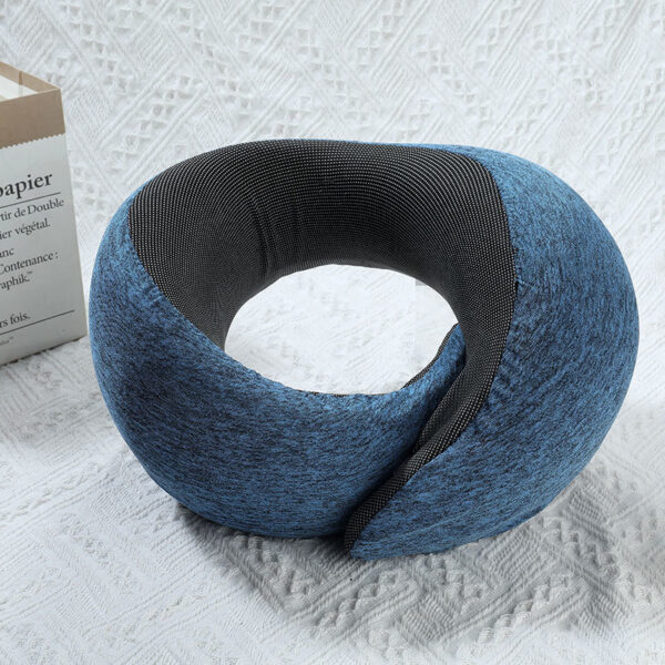 Adjustable Memory Foam Travel Pillow with Storage Pouch