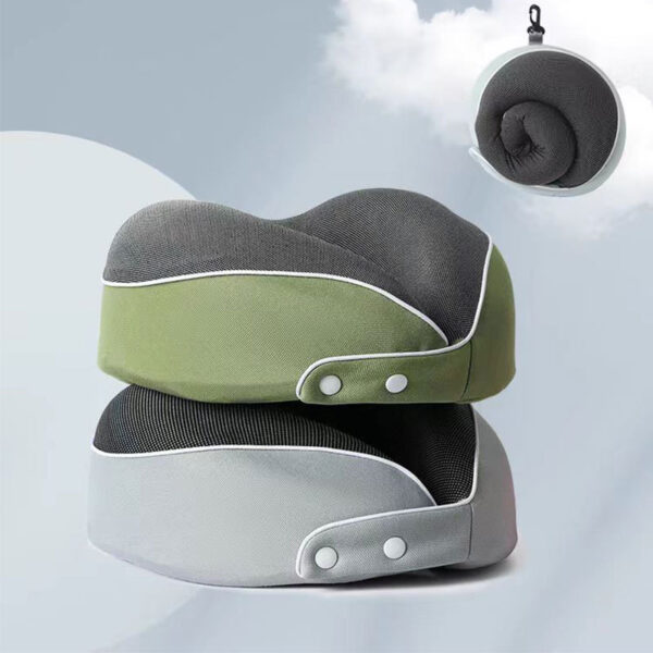 Slow Bounce Memory Foam U-Shape Neck Pillow for Travel