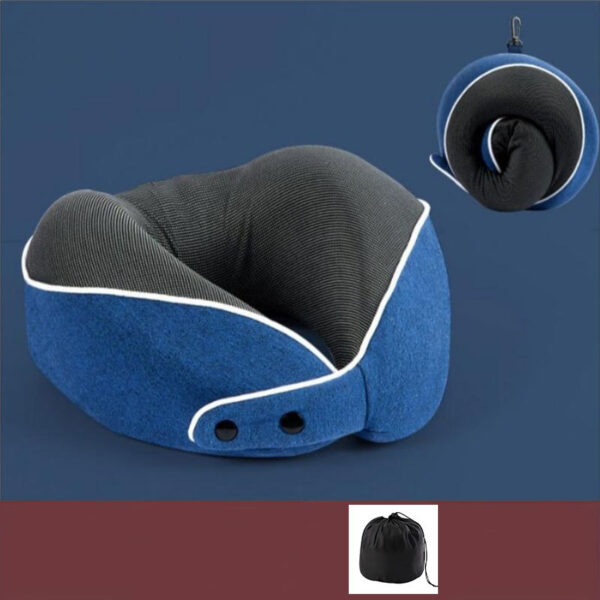 Slow Bounce Memory Foam U-Shape Neck Pillow for Travel