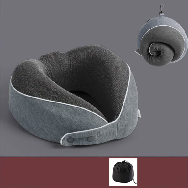 Slow Bounce Memory Foam U-Shape Neck Pillow for Travel