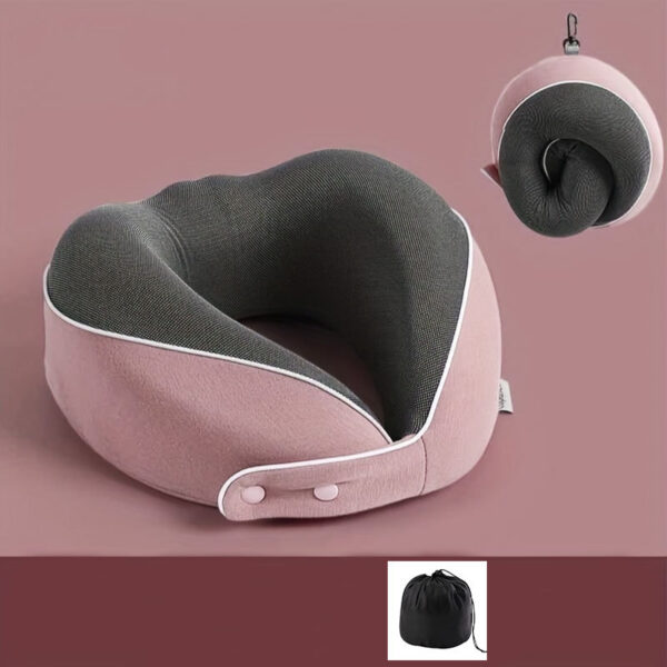 Slow Bounce Memory Foam U-Shape Neck Pillow for Travel