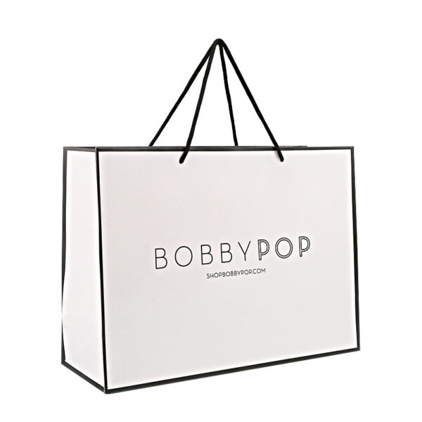 Customized White Card Gift Paper Bags