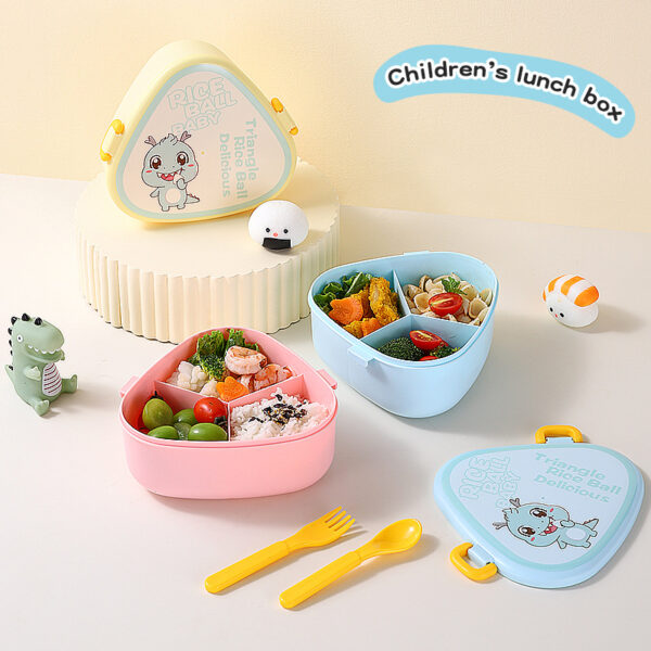 Simple Plastic Microwaveable Lunch Box Children