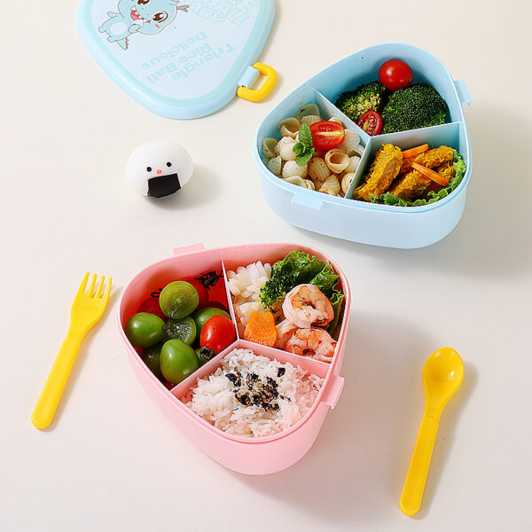 Simple Plastic Microwaveable Lunch Box Children