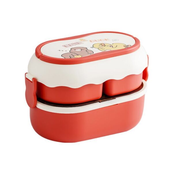 Custom Cartoon Pattern Double Layer Lunch Box