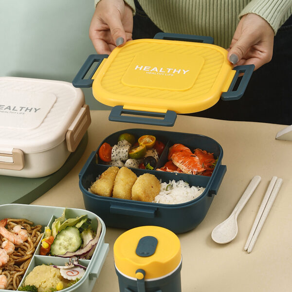 Custom Compartments Plastic Lunch Box