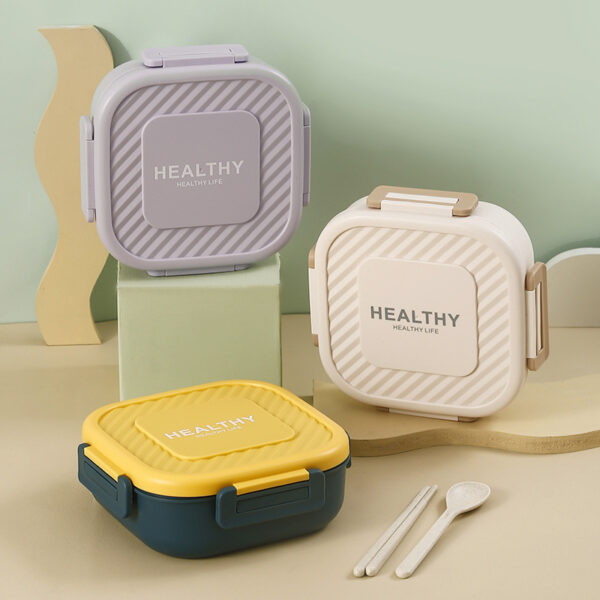 Custom Compartments Plastic Lunch Box