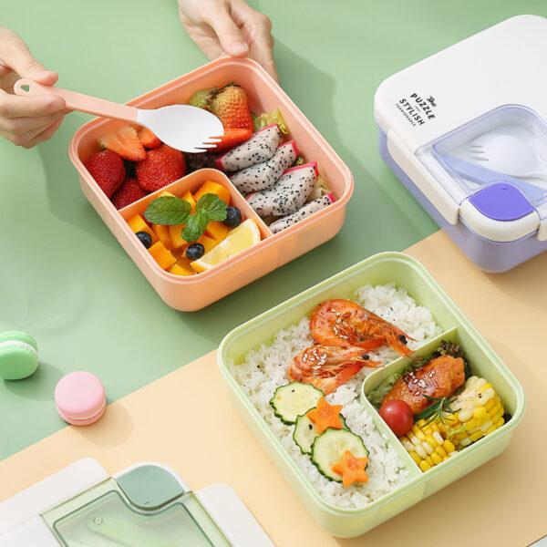 Single Microwaveable Square Lunch Box