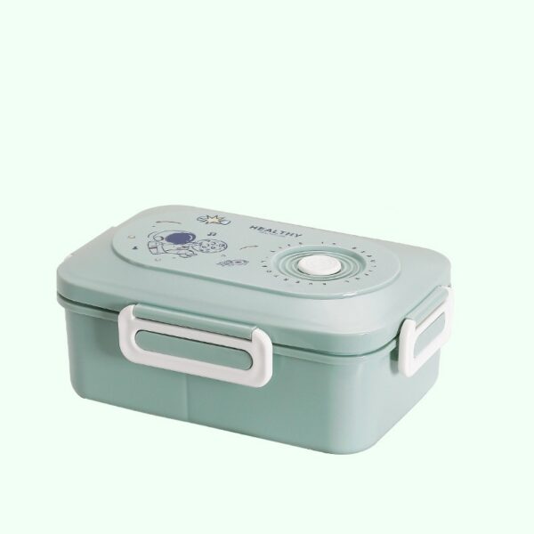 Microwaveable Plastic Cartoon Lunch Box