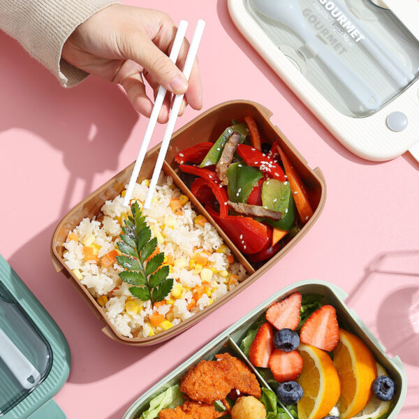 Simple Compartment Micorwaveable Lunch Box