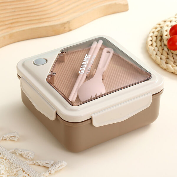 Simple Compartments Microwaveable Lunch Box