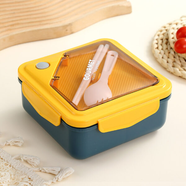 Simple Compartments Microwaveable Lunch Box