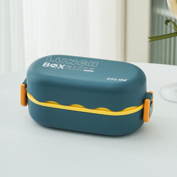 Microwaveable Creative Double Layer Compartments Lunch Box