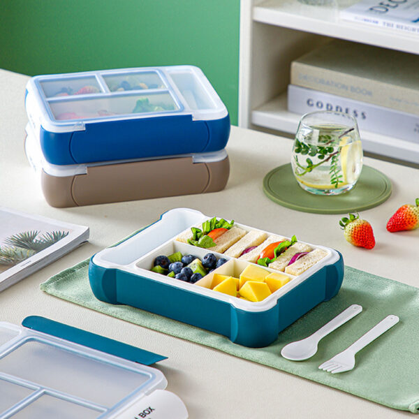 Custom Compartment Plastic Lunch Box