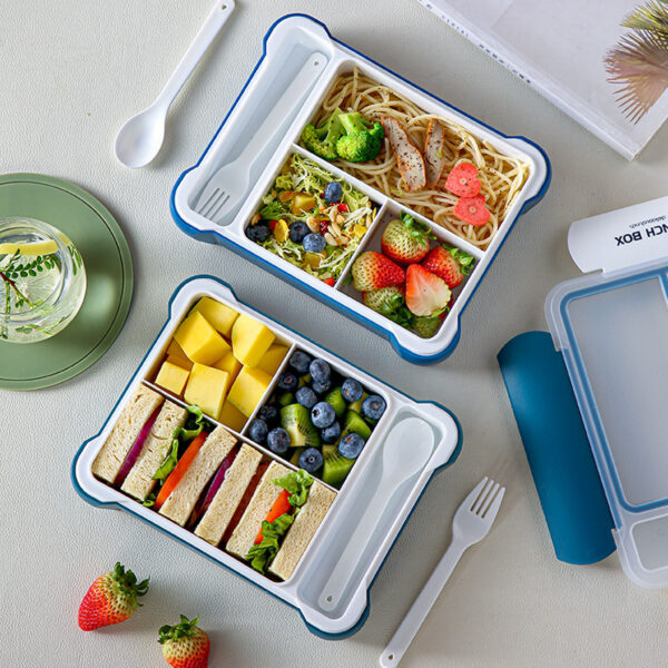 Custom Compartment Plastic Lunch Box