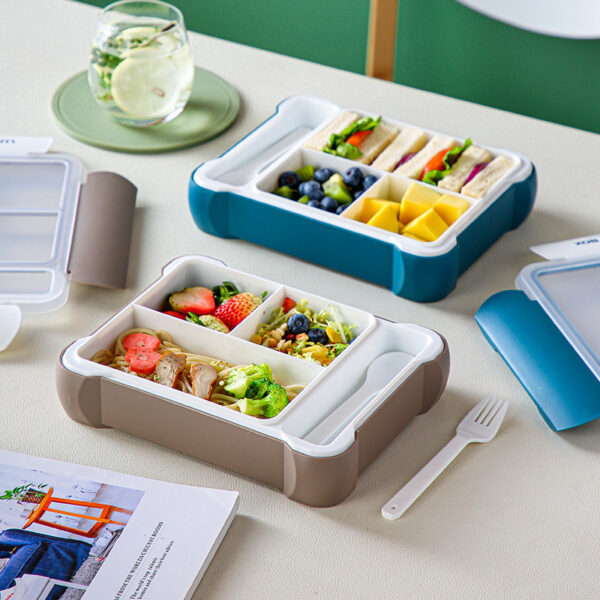 Custom Compartment Plastic Lunch Box