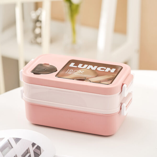 Custom Simple Double Layer Lunch Box