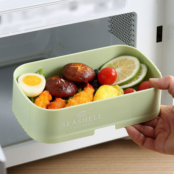 Simple Doyble Layer Collapsible Microwaveable Lunch Box