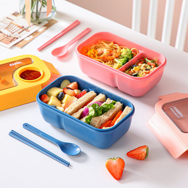 Simple Custom Plastic Microwaveable Lunch Box