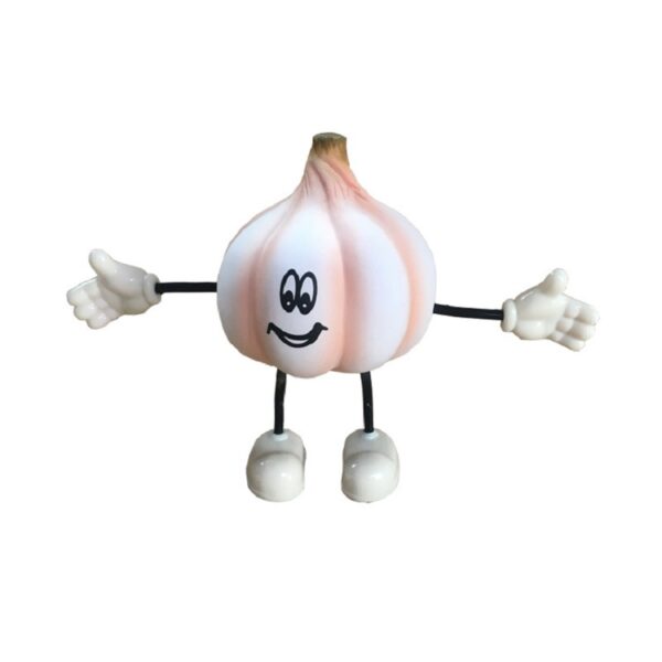 Squishy Bendy Garlic Stress Reliever Figure