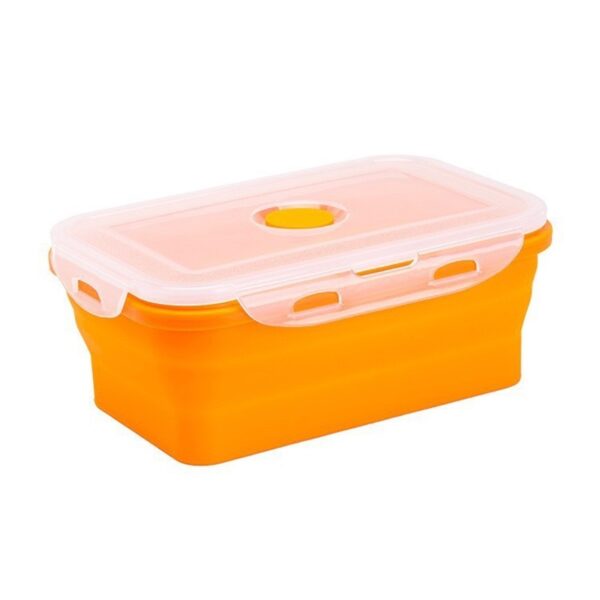 Foldable Square Silicone Lunch Box