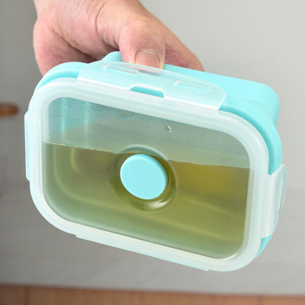 Foldable Square Silicone Lunch Box