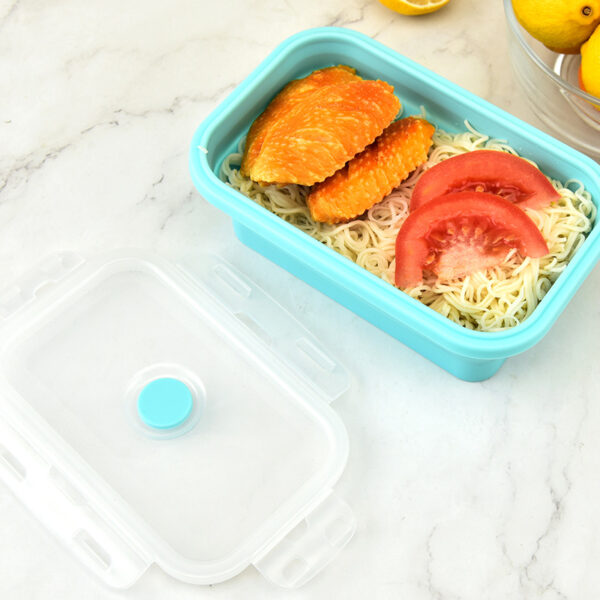 Foldable Square Silicone Lunch Box