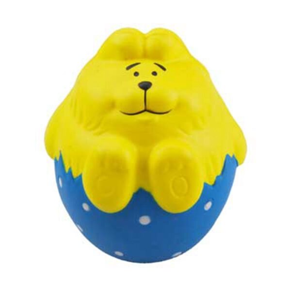 Bunny Sitting on Easter Egg Stress Toy