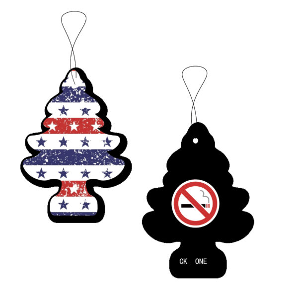 Christmas Tree Paper Air Freshener with Long-Lasting Fragrance