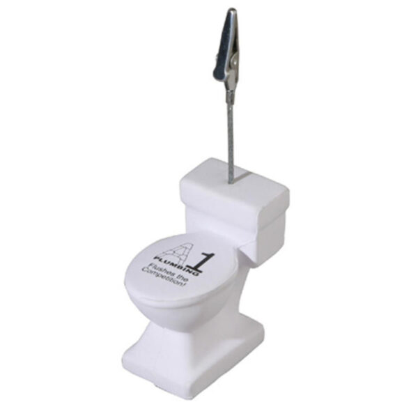 Toilet Memo Clip Stress Reliever