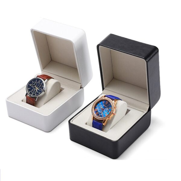 Elegance Series PU Leather Watch Box - Image 2