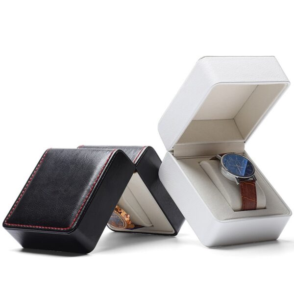 Elegance Series PU Leather Watch Box - Image 3