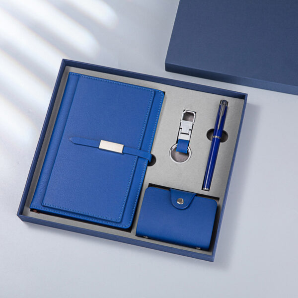 Promotional Gift Set 4-in-1 (Notebook/Business Card Holder/Keychain/Pen) - Image 3