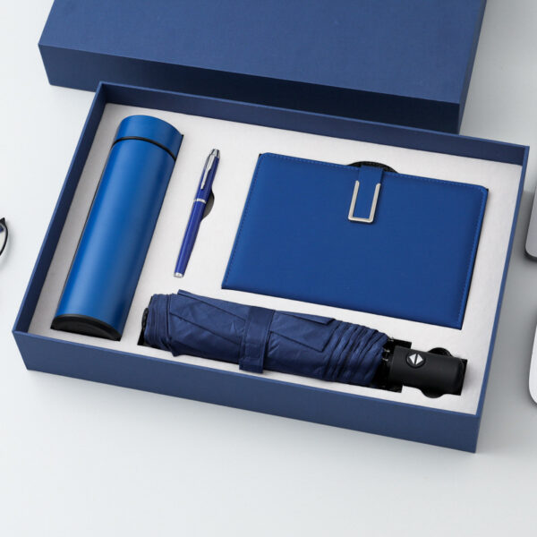 Water Bottle Set with Notebook & Pen & Umbrella - Image 3