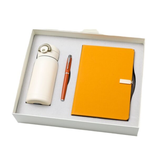 Promotional Gift Set-350ml Thermos Bottle & Pen & Notebook