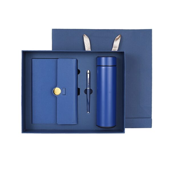 Promotional Gift Set with Your Logo (Thermos Bottle & Pen & Notebook) - Image 3