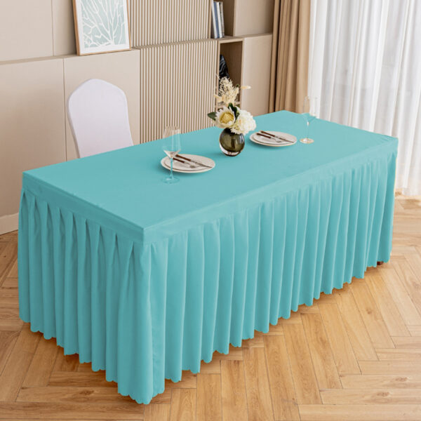 Rectangular Dustproof Conference Table Skirt Cover - Image 2