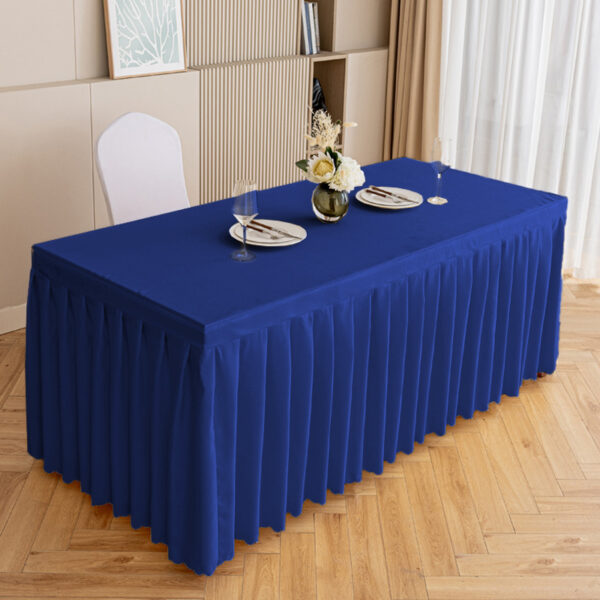 Rectangular Dustproof Conference Table Skirt Cover - Image 3