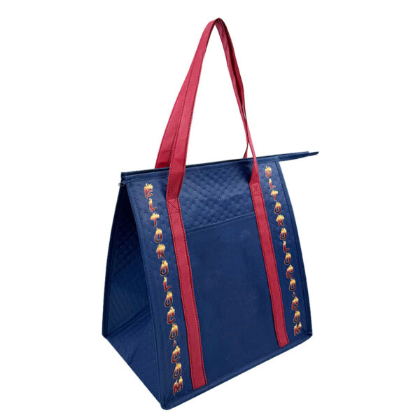 Customizable Dotted Non-Woven Fabric Insulated Tote - Image 3