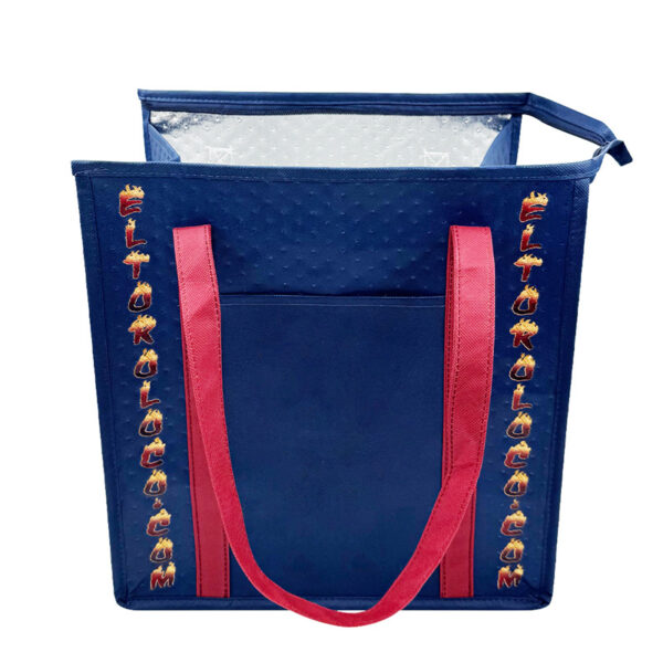 Customizable Dotted Non-Woven Fabric Insulated Tote - Image 4