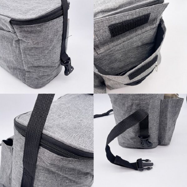 Stylish Insulated Lunch Bag with Adjustable Strap - Image 3