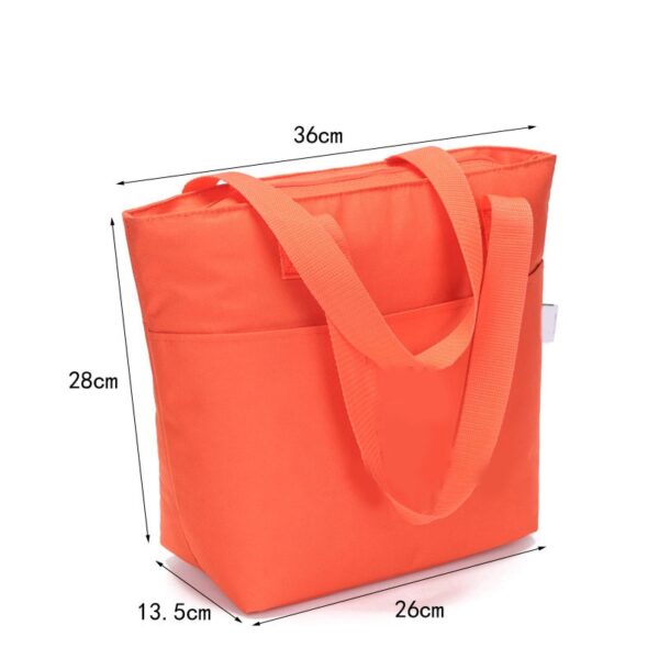 Waterproof Insulated Tote Bag with Custom Logo - Image 2