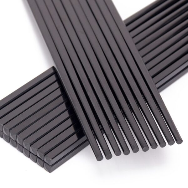 Black Diamine Plastic Imitation Chopsticks - Image 2