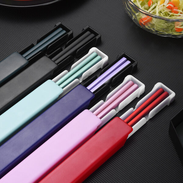 Stainless Steel Portable Chopsticks - Image 2