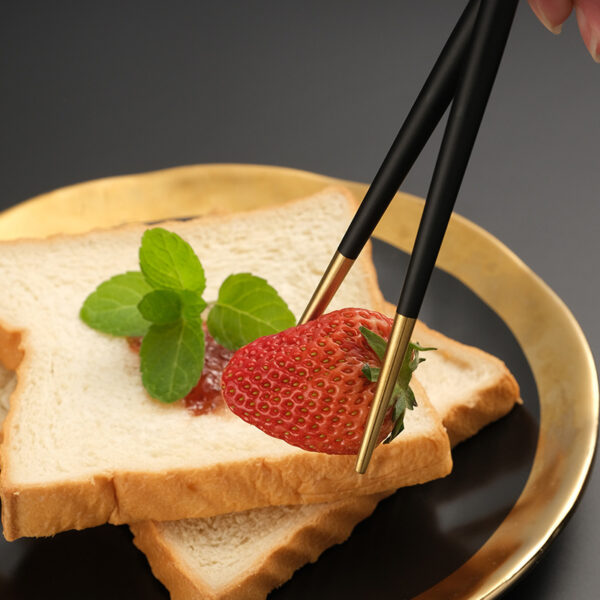 Metal Spiked Chopsticks with Laser Logo - Image 3