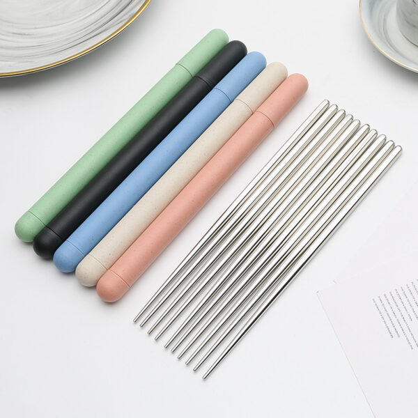 Stainless Steel Chopsticks Set