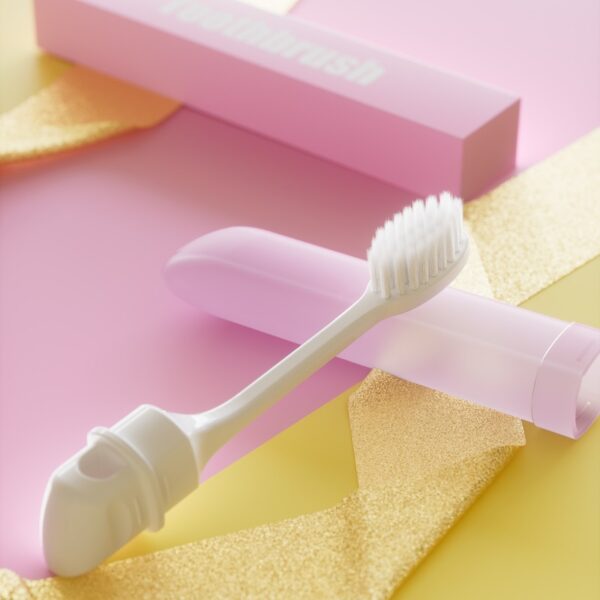 Colorful Folding Soft Bristle Adult Toothbrush - Image 2