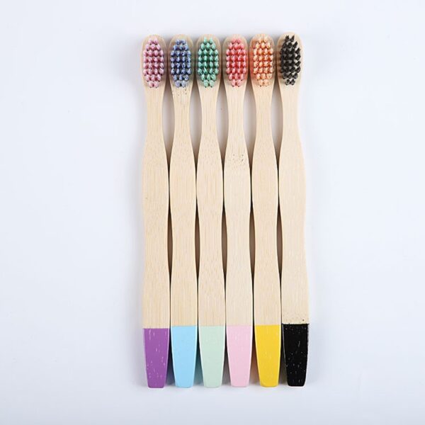 Children's Colorful Soft Bamboo Toothbrush